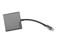 Lenovo USB-C 3-in-1 Hub - videokort - HDMI / VGA / USB 5C10Y95946