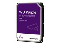 WD Purple WD60PURX - hårddisk - 6 TB - SATA 6Gb/s WD60PURX