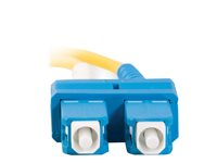 C2G SC-SC 9/125 OS1 Duplex Singlemode PVC Fiber Optic Cable (LSZH) - patch-kabel - 10 m - gul 85573