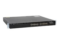 Cisco Catalyst 3650-24TD-S - switch - 24 portar - Administrerad - rackmonterbar WS-C3650-24TD-S