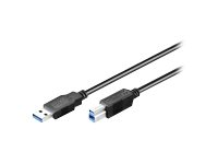 MicroConnect - USB-kabel - USB Type B till USB typ A - 5 m USB3.0AB5B