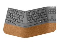 Lenovo Go Split - tangentbord - USA med eurosymbol - åskmolnsgrå Inmatningsenhet 4Y41C33782