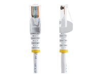 StarTech.com Cat5e patchkabel med hakfria RJ45-kontakter – 3 m, vit - patch-kabel - 3 m - vit 45PAT3MWH