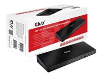 Club 3D SenseVision Connect USB C 3.2 Gen1 Universal Triple 4K Charging Dock - dockningsstation - USB-C 3.2 - 3 x HDMI, 2 x DP - 1GbE CSV-1562