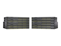 Cisco Catalyst 2960X-24PD-L - switch - 24 portar - Administrerad - rackmonterbar WS-C2960X-24PD-L