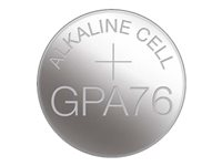 GP A76 batteri - 10 x LR44 - alkaliskt 17161