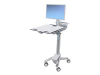Ergotron StyleView Cart - Sliding Worksurface vagn - för LCD-skärm/tangentbord/mus SV41-6320-0