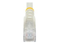 StarTech.com 50cm CAT6 Ethernet Cable, 10 Gigabit Snagless RJ45 650MHz 100W PoE Patch Cord, CAT 6 10GbE UTP Network Cable w/Strain Relief, White, Fluke Tested/Wiring is UL Certified/TIA - Category 6 - 24AWG (N6PATC50CMWH) - nätverkskabel - 50 cm - vit N6PATC50CMWH