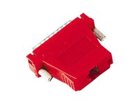 Black Box Colored Modular Adapter seriell RS-232-kabel - röd FA4525M-RD