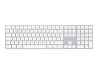 Apple Magic Keyboard with Numeric Keypad - tangentbord - QWERTY - brittisk - silver MQ052B/A
