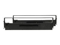 Epson Dualpack - 2 - svart - färgband C13S015646