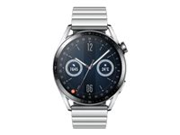 Huawei Watch GT 3 Elite Edition - rostfritt stål i silver - smart klocka med rem - 4 GB 55028447