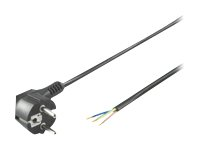 MicroConnect PowerCord - strömkabel - blank tråd till CEE 7/7 - 1.5 m PE14015SO