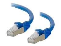 C2G Cat6a Booted Shielded (STP) Network Patch Cable - patch-kabel - 3 m - blå 89911