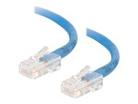 C2G Cat5e Non-Booted Unshielded (UTP) Network Crossover Patch Cable - övergångskabel - 2 m - blå 83300