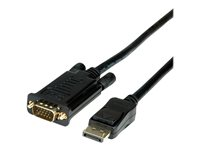 Roline - videoadapterkabel - DisplayPort till HD-15 (VGA) - 1 m 11.04.5970