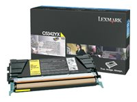 Lexmark - Extra lång livslängd - gul - original - tonerkassett - LCCP C5342YX