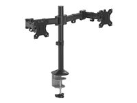 Fellowes Reflex Dual Monitor Arm monteringssats - justerbar arm - för 2 monitorer - svart, RAL 9017 8502601