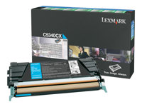 Lexmark - Extra lång livslängd - cyan - original - tonerkassett - LCCP, LRP C5340CX