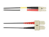 Black Box patch-kabel - 1 m - svart FOLZHSM-001M-SCLC-BK