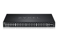 Zyxel XGS2220 Series XGS2220-54 - switch - L3-åtkomst, NebulaFLEX Cloud - 48 portar - Administrerad - rackmonterbar XGS2220-54-EU0101F