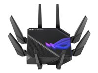 ASUS ROG Rapture GT-AXE16000 - trådlös router - Wi-Fi 6E - 802.11a/b/g/n/ac/ax (Wi-Fi 6E) - skrivbordsmodell 90IG06W0-MU2A10