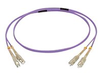 C2G 7m SC/SC OM4 LSZH Fibre Patch - Purple - patch-kabel - 7 m - lila 81743