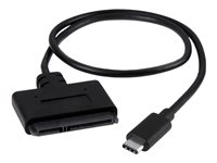 StarTech.com USB 3.1 (10 Gbps) Adapterkabel för 2,5" SATA-enheter - med USB-C - kontrollerkort - SATA 6Gb/s - USB 3.1 (Gen 2) USB31CSAT3CB