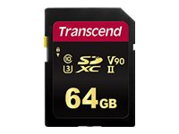Transcend 700S - flash-minneskort - 64 GB - SDXC UHS-II TS64GSDC700S