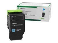 Lexmark - hög kapacitet - cyan - original - tonerkassett - LCCP, LRP C232HC0