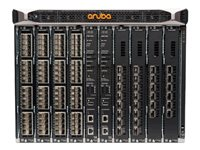 HPE Aruba 8400 8-slot Chassis - switch - 32 portar - rackmonterbar - med 2x 8400X FabricModules, 1x Management Module, 1x 32-port 10G Module, 1x 6-port 40/100G Module JL376A