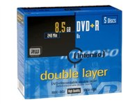 Intenso - DVD+R DL x 5 - 8.5 GB - lagringsmedier 4311245