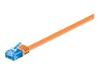 MicroConnect nätverkskabel - 1 m - orange V-UTP6A01O-FLAT