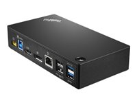 Lenovo ThinkPad USB 3.0 Ultra Dock - dockningsstation - USB - 1GbE 40A80045EU