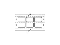 Brady DATAB B-619 - etiketter - matt - 5000 etikett (er) - 50.8 x 6.35 mm BCDAT-9-619-5