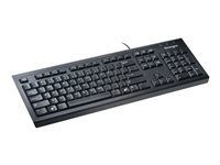 Kensington ValuKeyboard - tangentbord - brittisk - svart Inmatningsenhet 1500109