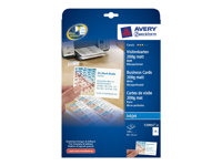 Avery C32014 - visitkort - matt - 250 stk - 54 x 85 mm - 200 g/m² C32014-25
