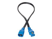 HPE Jumper Cord - strömkabel - IEC 60320 C14 till IEC 60320 C15 - 2.5 m Q7F58A