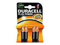 Duracell Plus Power MN2400 batteri - 4 x AAA - alkaliskt 5000394018457
