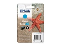 Epson 603XL - XL - cyan - original - bläckpatron C13T03A24010