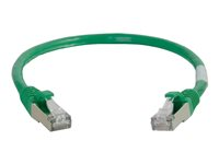 C2G Cat5e Booted Shielded (STP) Network Patch Cable - patch-kabel - 1 m - grön 83830