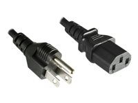 MicroConnect - strömkabel - NEMA 5-15P till power IEC 60320 C13 - 5 m PE110450SVT