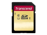 Transcend 500S - flash-minneskort - 16 GB - SDHC UHS-I TS16GSDC500S