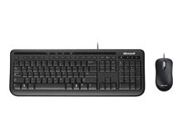 Microsoft Wired Desktop 600 - sats med tangentbord och mus - tysk APB-00008