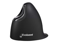 Bakker Elkhuizen Evoluent Vertical Mouse 4 - vertikal mus - Bluetooth - svart BNEEVR4BB