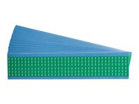 Brady Solid Numbers Wire Marker Card 2 - lednings/kabelmärkare (förtryckt) WM-2-GR-PK