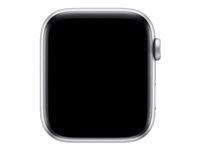 Apple Watch SE (GPS + Cellular) - silveraluminium - smart klocka med sportögla - abyss blue/moss green - 32 GB MKT03B/A