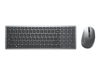 Dell Multi-Device KM7120W - sats med tangentbord och mus - isländsk - Titan gray KM7120W-GY-ICE