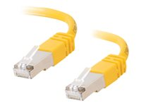 C2G Cat5e Booted Shielded (STP) Network Patch Cable - patch-kabel - 1 m - gul 83810