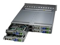 Supermicro BigTwin SuperServer 221BT-HNTR - kan monteras i rack ingen CPU - 0 GB - ingen HDD SYS-221BT-HNTR